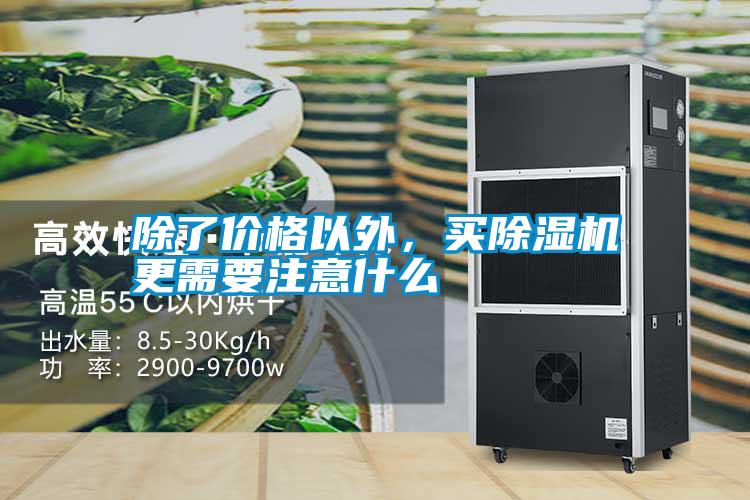 除了價格以外，買除濕機更需要注意什么