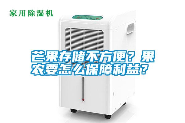 芒果存儲不方便？果農(nóng)要怎么保障利益？