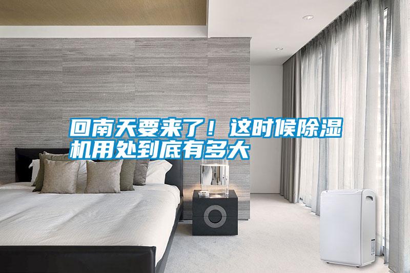 回南天要來(lái)了！這時(shí)候除濕機(jī)用處到底有多大