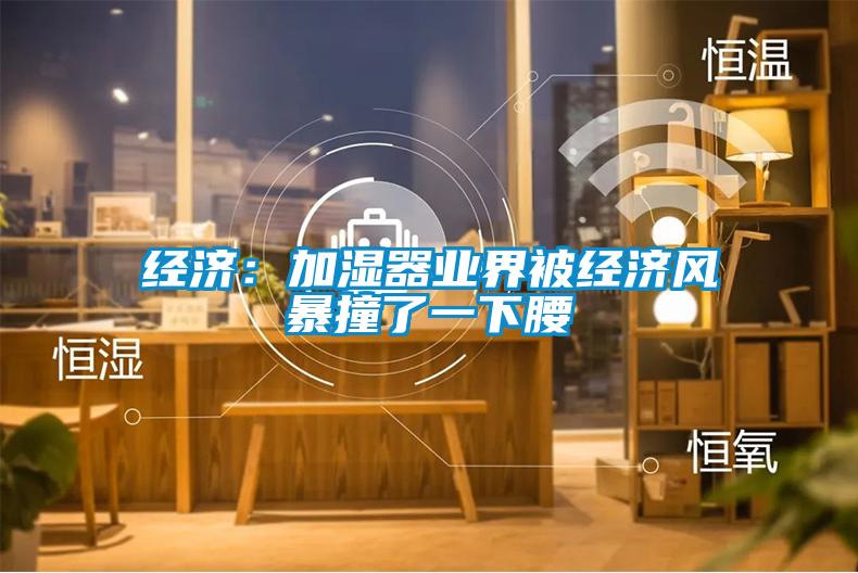 經濟：加濕器業界被經濟風暴撞了一下腰