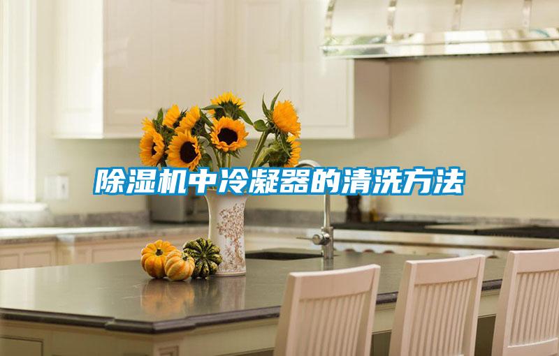 除濕機中冷凝器的清洗方法