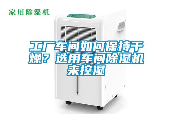 工廠車間如何保持干燥？選用車間除濕機(jī)來控濕