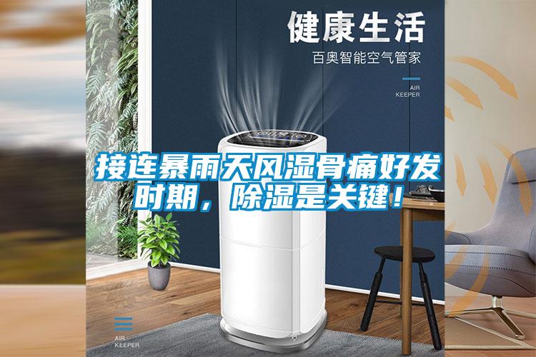 接連暴雨天風濕骨痛好發時期，除濕是關鍵！