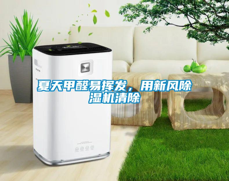 夏天甲醛易揮發,用新風除濕機清除
