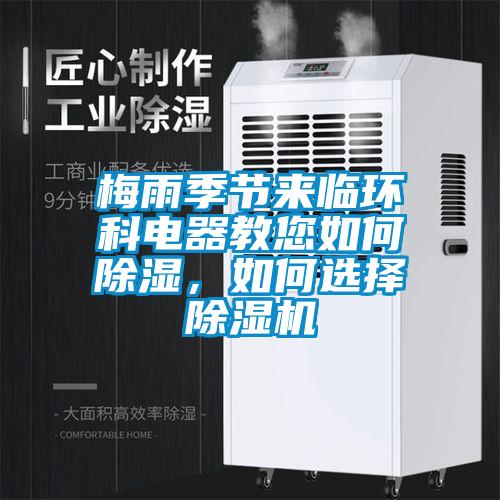 梅雨季節來臨環科電器教您如何除濕，如何選擇除濕機