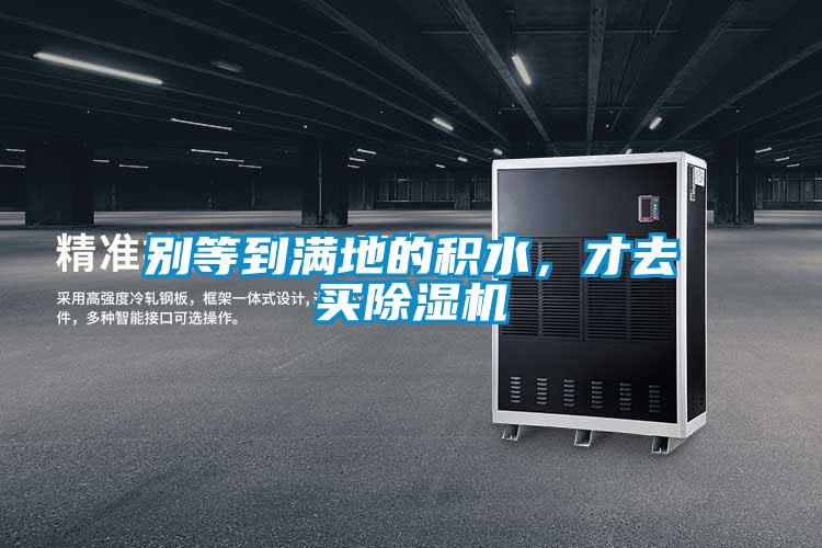 別等到滿地的積水，才去買除濕機