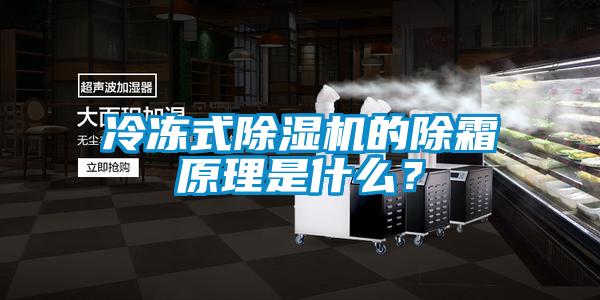 冷凍式除濕機(jī)的除霜原理是什么？