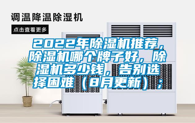 2022年除濕機推薦，除濕機哪個牌子好，除濕機多少錢，告別選擇困難（8月更新）；