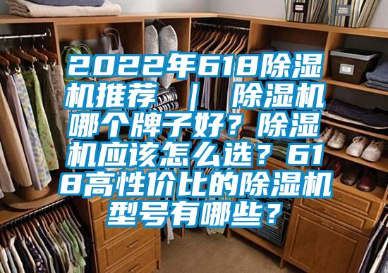 2022年618除濕機推薦 ｜ 除濕機哪個牌子好？除濕機應該怎么選？618高性價比的除濕機型號有哪些？