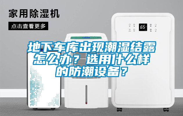 地下車庫出現潮濕結露怎么辦？選用什么樣的防潮設備？