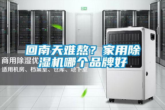 回南天難熬?家用除濕機(jī)哪個(gè)品牌好