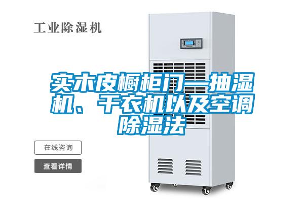 實木皮櫥柜門—抽濕機、干衣機以及空調除濕法