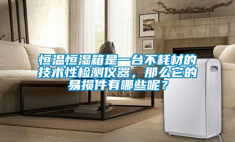 恒溫恒濕箱是一臺不耗材的技術性檢測儀器，那么它的易損件有哪些呢？