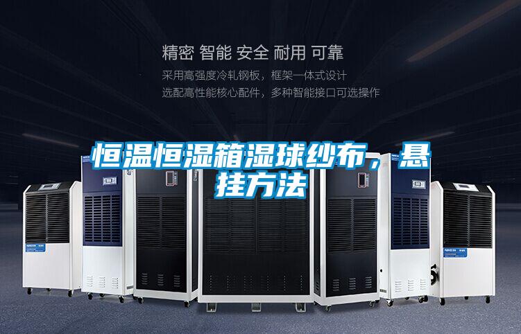 恒溫恒濕箱濕球紗布,懸掛方法