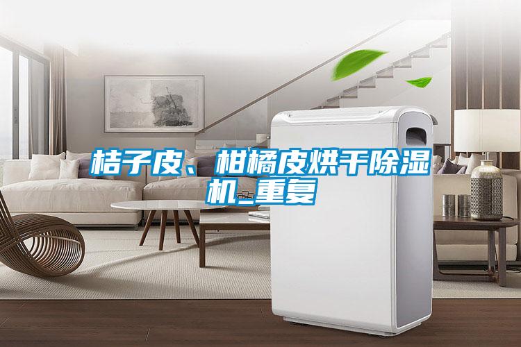 桔子皮、柑橘皮烘干除濕機_重復