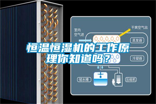恒溫恒濕機的工作原理你知道嗎?