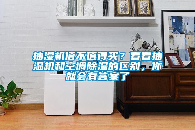 抽濕機值不值得買？看看抽濕機和空調除濕的區別，你就會有答案了