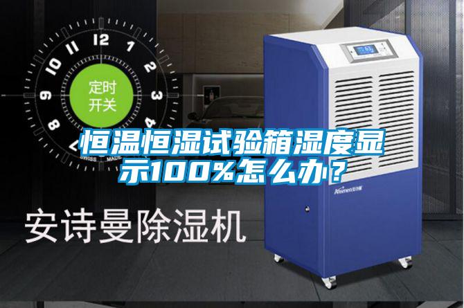 恒溫恒濕試驗箱濕度顯示100%怎么辦？