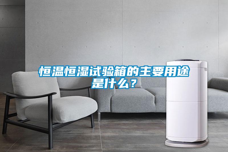 恒溫恒濕試驗(yàn)箱的主要用途是什么?