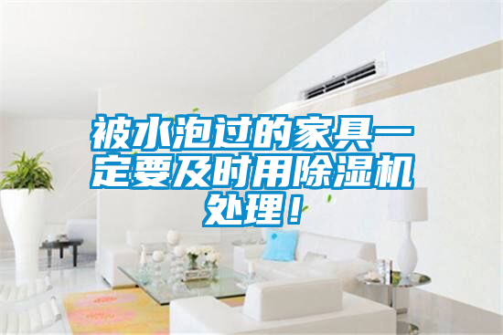 被水泡過的家具一定要及時用除濕機處理！
